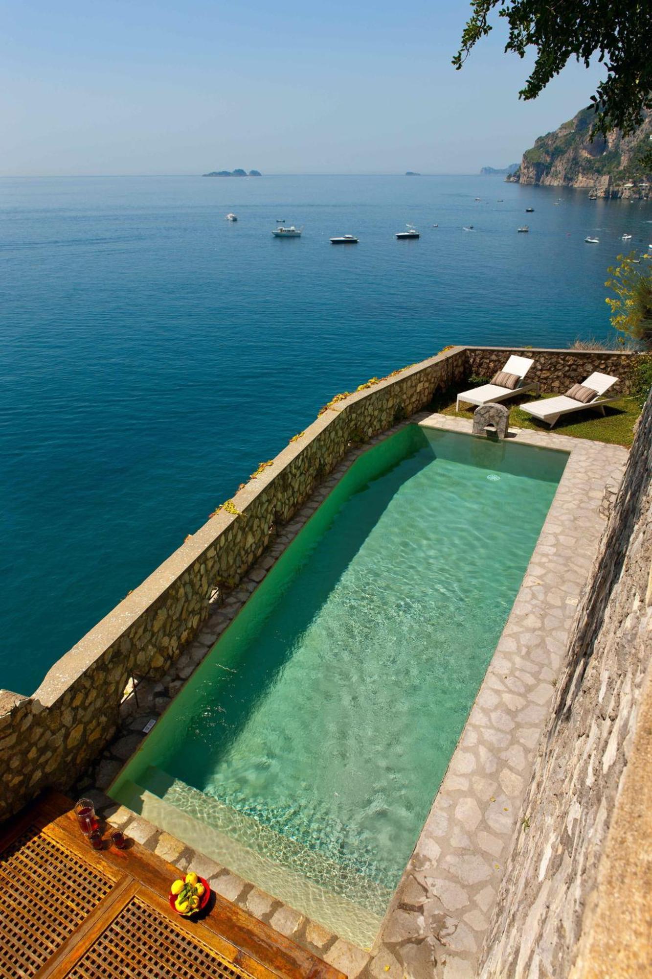 Torre Sponda - Casa Grande, Private Beach Positano Kültér fotó