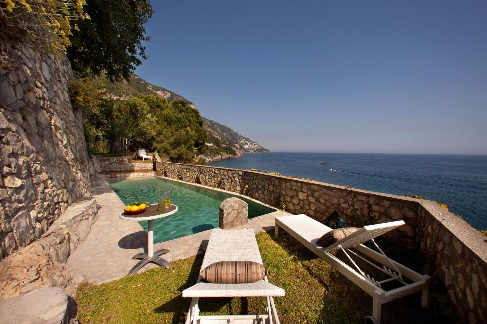 Torre Sponda - Casa Grande, Private Beach Positano Kültér fotó