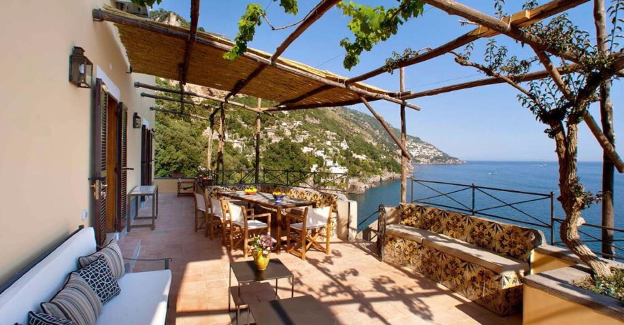 Torre Sponda - Casa Grande, Private Beach Positano Kültér fotó