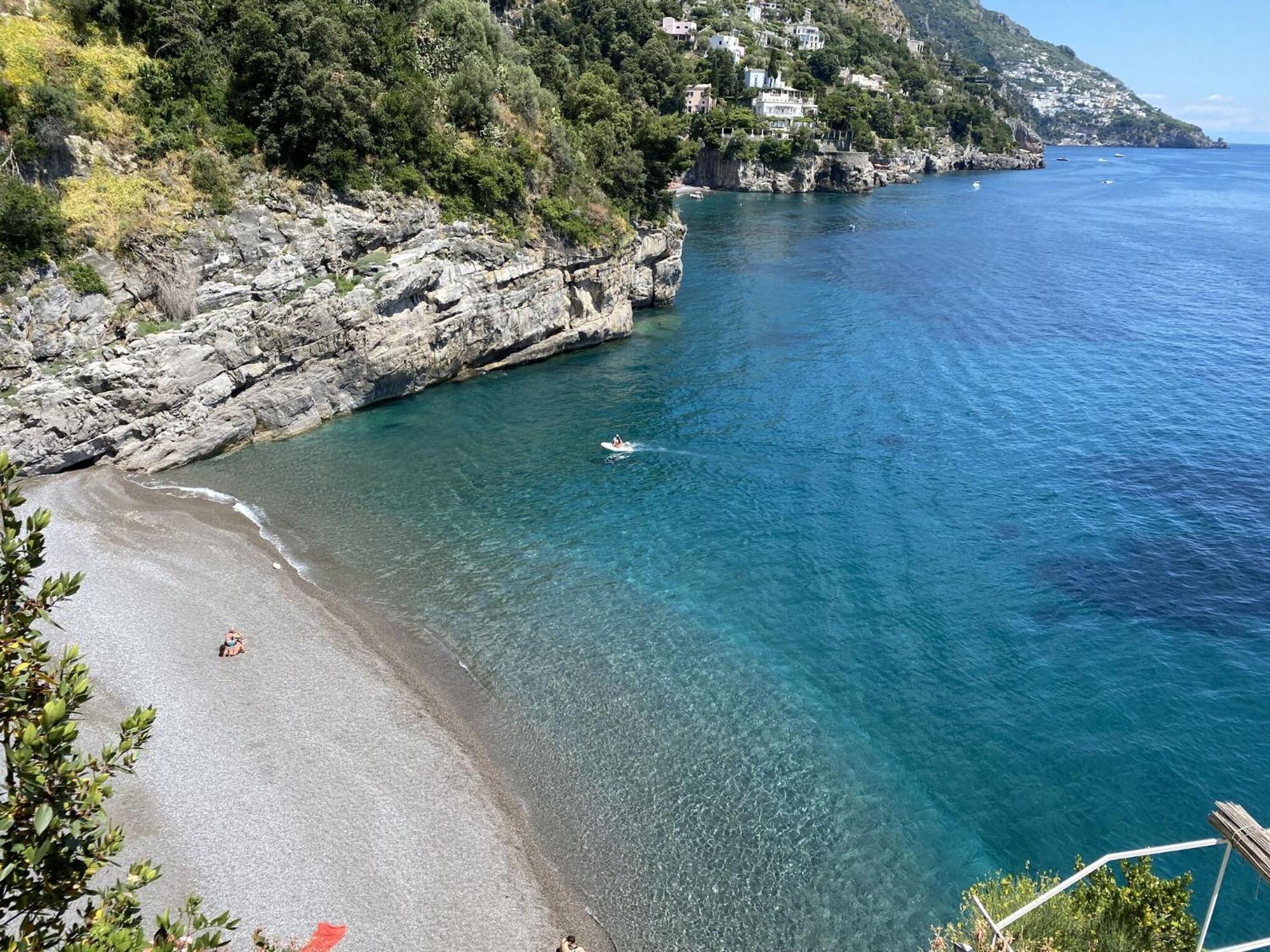 Torre Sponda - Casa Grande, Private Beach Positano Kültér fotó